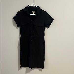 J. Crew Black Mini Dress